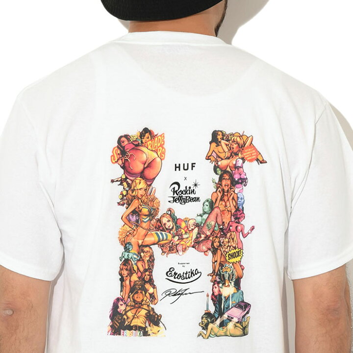 楽天市場】ハフ HUF Tシャツ 半袖 メンズ ロッキン ジェリー ビーン 