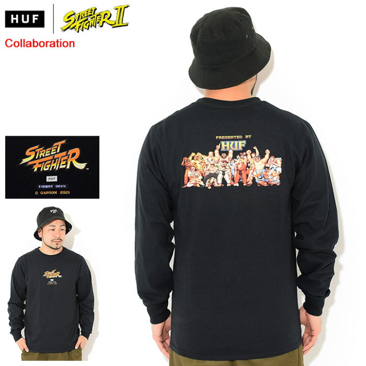 楽天市場】ハフ HUF ロンT Tシャツ 長袖 メンズ ストリートファイター2 