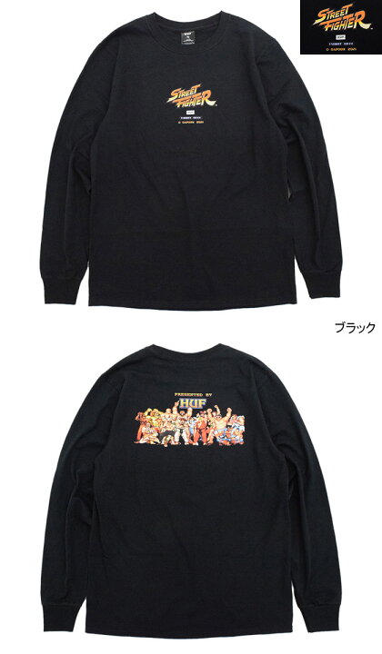 楽天市場】ハフ HUF ロンT Tシャツ 長袖 メンズ ストリートファイター2 