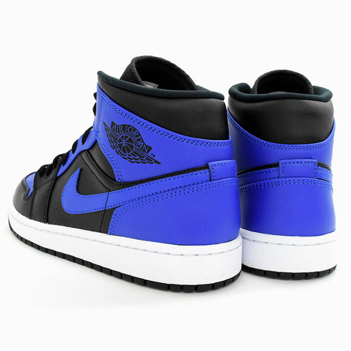 ジョーダン JORDAN スニーカー メンズ 男性用 エア ジョーダン ミッド Black/Hyper Royal/White JORDAN AIR JORDAN MID JORDAN BRAND 黒 青 SNEAKER MENS・靴 シューズ SHOES 554724-077 ice field icefield ice エアジョーダン AIR JORDAN リング フィールド 紫 パープル 橙 オレンジ チーム エアジョーダン
