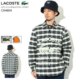 ラコステ LACOSTE ジャケット メンズ CH4804L ( lacoste CH4804L Shirt JKT シャツジャケット JACKET JAKET アウター ジャンパー・ブルゾン メンズ レディース ユニセックス 男女兼用 CH4804-10 )
