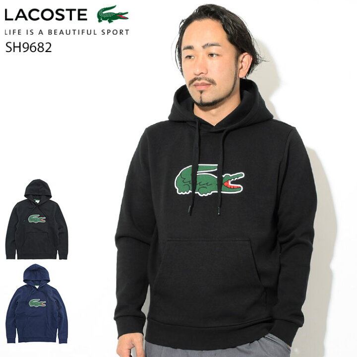 楽天市場】ラコステ LACOSTE プルオーバー パーカー メンズ SH9682L 