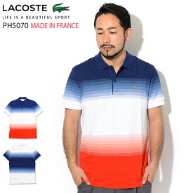 ラコステ LACOSTE ポロシャツ 半袖 メンズ PH5070L ( lacoste PH5070L S/S Polo Shirt MADE IN FRANCE フランス製 鹿の子 ポロ・シャツ )