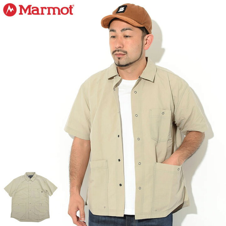 楽天市場】マーモット Marmot シャツ 半袖メンズ ST オープンカラー 