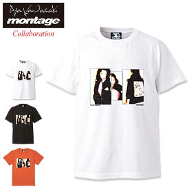 モンタージュ montage Tシャツ 半袖 メンズ 川崎あや ザ ビビッド コラボ ( montage×Aya Kawasaki The Vivid S/S Tee ティーシャツ T-SHIRTS カットソー トップス )[M便 1/1]