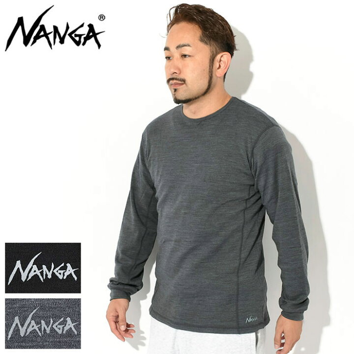 楽天市場】ナンガ NANGA カットソー 長袖 メンズ メリノ ウール ベース 