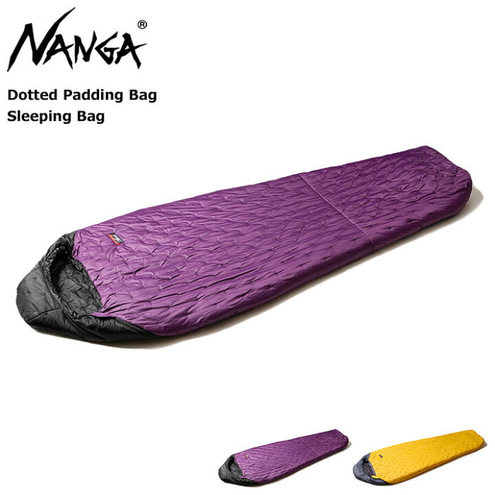 楽天市場】ナンガ NANGA 寝袋 シュラフ ドッテド パディング バッグ 