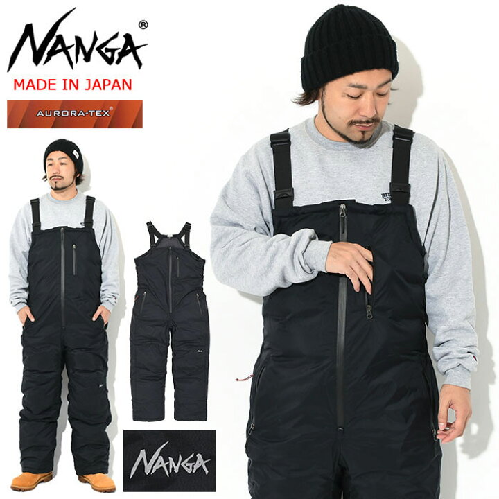 楽天市場】ナンガ NANGA オーバーオール メンズ オーロラ ダウン ビブ 