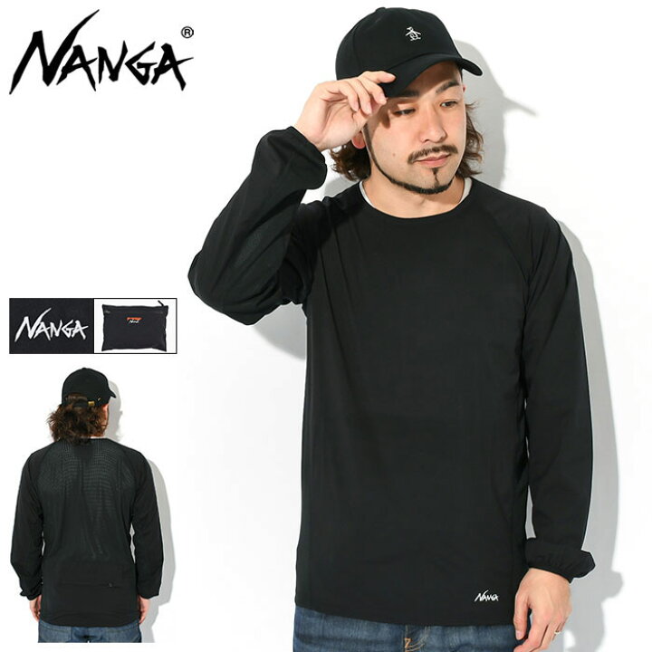 楽天市場】ナンガ NANGA カットソー 長袖 メンズ ハイブリッド テック 
