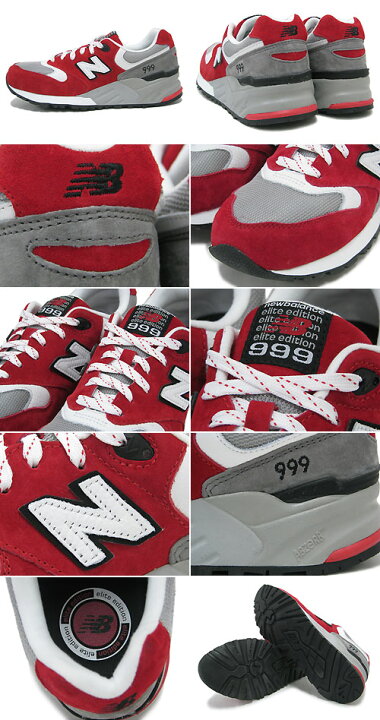 ニューバランス new balance スニーカー ML999 SBG Red Grey エリートエディション メンズ 男性用 NEWBALANCE ML999 SBG レッド グレー Elite Edition Sneaker sneaker SNEAKER MENS・靴 シューズ SHOES