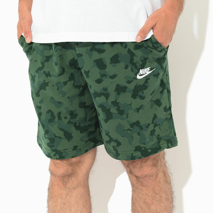 楽天市場 ナイキ Nike ハーフパンツ メンズ クラブ Ft カモ ショーツ グリーンカモ Nike Club Ft Camo Short Green Camo スウェットショーツ ショートパンツ ハーフ パンツ ハーパン ボトムス メンズ 男性用 Da0040 337 Ice Field Icefield Ice