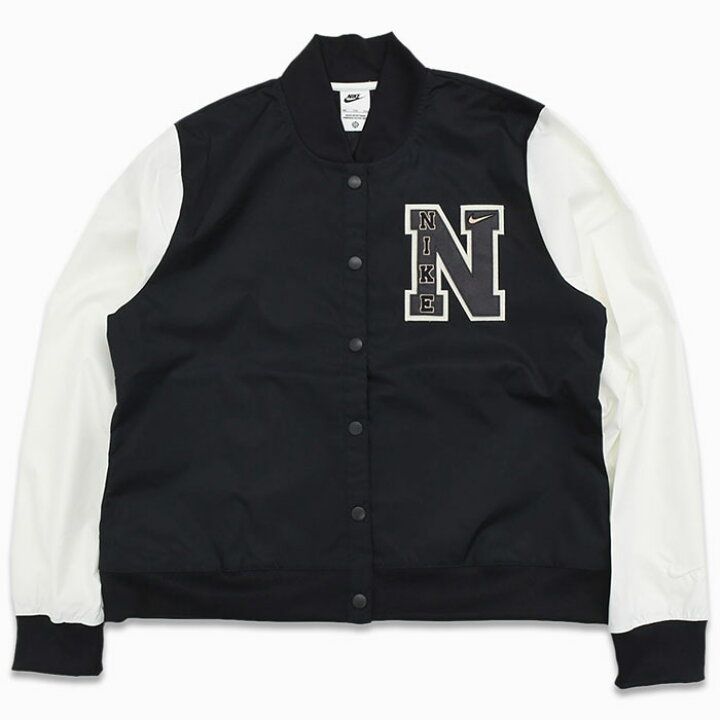 楽天市場 ナイキ Nike ジャケット レディース ウィメンズ Vspt ブラック ホワイト Nike Womens Vspt Jkt Black White メンズ対応サイズ スタジアムジャケット スタジャン Jacket Jaket アウター ジャンパー ブルゾン レディース 女性用 Dz4631 010 Ice Field