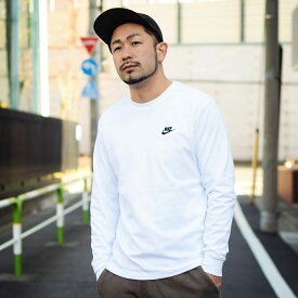 ナイキ NIKE ロンT Tシャツ 長袖 メンズ クラブ ( nike Club L/S Tee ティーシャツ T-SHIRTS ロング ロンティー 長袖Tシャツ カットソー トップス メンズ 男性用 AR5194 ) ice field icefield