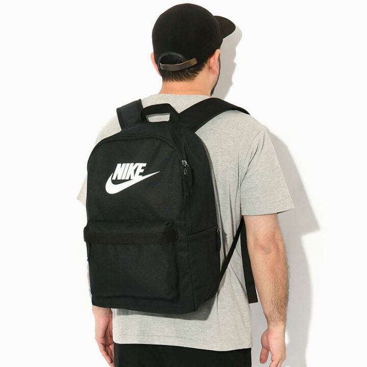 楽天市場】ナイキ NIKE リュック ヘリテージ バックパック ブラック 
