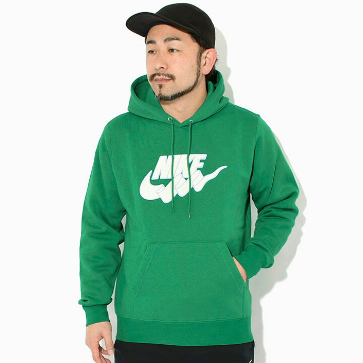 楽天市場】ナイキ NIKE パーカー プルオーバー メンズ クラブ BB NIKE グリーン フード付きパーカー