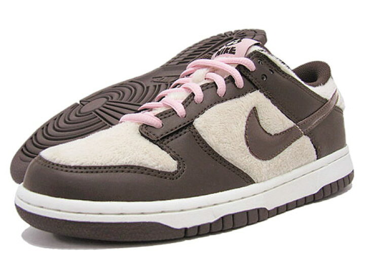 楽天市場】NIKE(ナイキ) DUNK LOW GS Birch/Baroque Brown Teddy Bear 