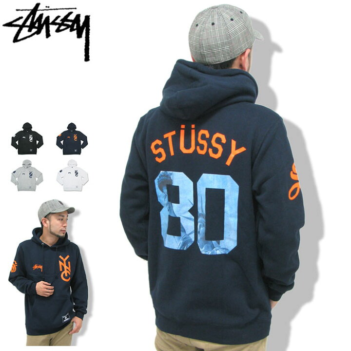 楽天市場】ステューシー STUSSY プルオーバー パーカー メンズ NYC 80 
