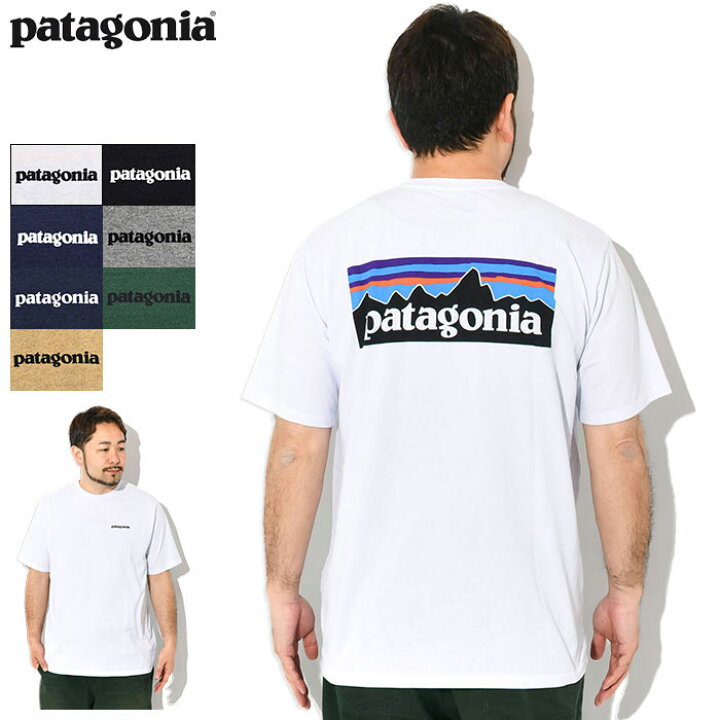 楽天市場】パタゴニア Patagonia Tシャツ 半袖 メンズ P-6 ロゴ 