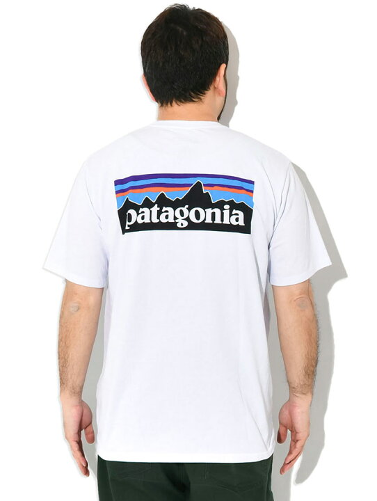 楽天市場】パタゴニア Patagonia Tシャツ 半袖 メンズ P-6 ロゴ 