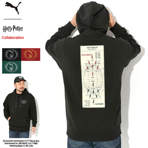 プーマ PUMA パーカー プルオーバー メンズ ハリー ポッター リラックス グラフィック コラボ ( PUMA×Harry Potter Relaxed Graphic Pullover Hoodie フード フーディ スウェット Pull Over Hoody Parker トップス メンズ 男性用 630093 )