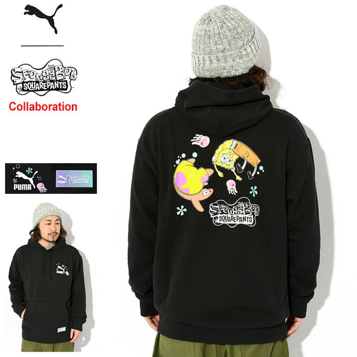楽天市場】プーマ PUMA パーカー プルオーバー メンズ スポンジボブ 