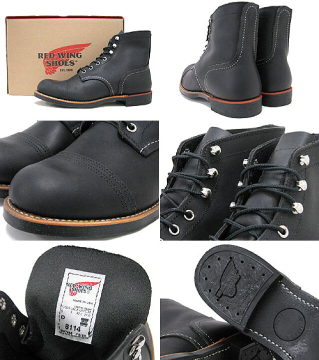 楽天市場】レッドウィング RED WING 8114 6インチ アイアンレンジ 