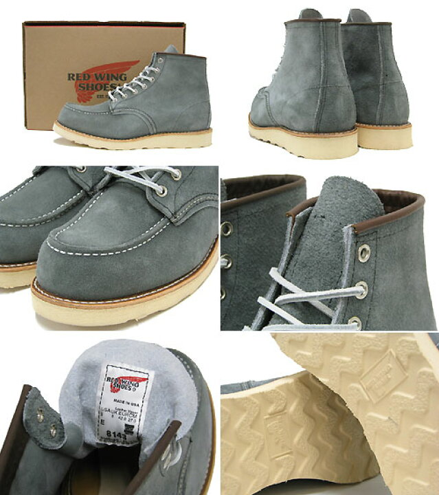 楽天市場】レッドウィング RED WING 8143 6インチ モカシン トゥ 