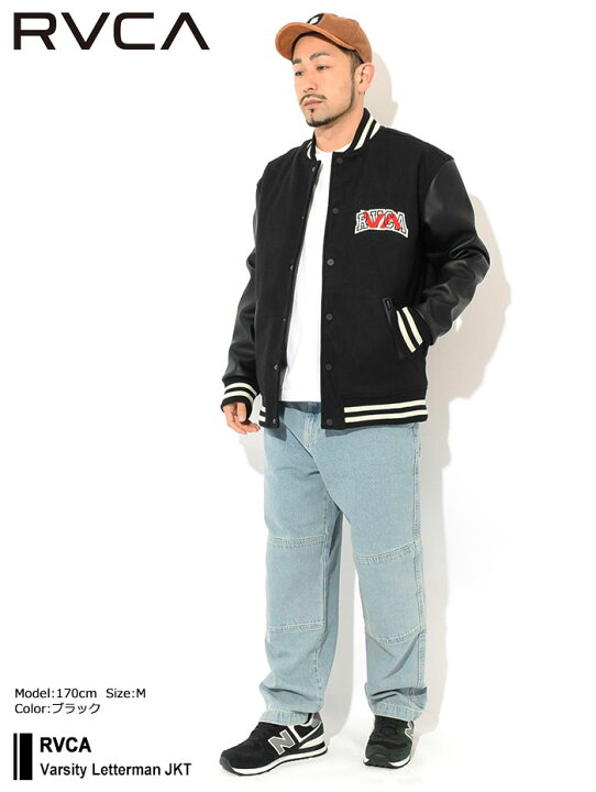 楽天市場】ルーカ RVCA ジャケット メンズ バーシティー レターマン 