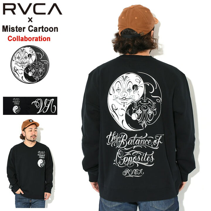 楽天市場】ルーカ RVCA トレーナー メンズ ミスター カートゥーン 