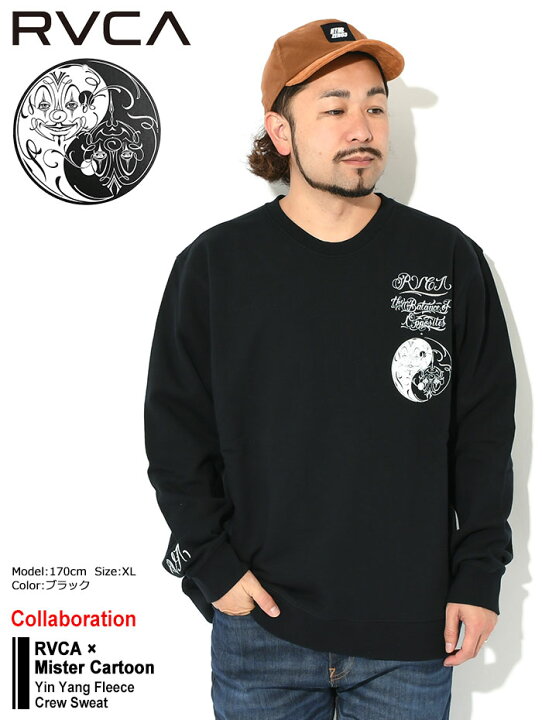 楽天市場】ルーカ RVCA トレーナー メンズ ミスター カートゥーン 