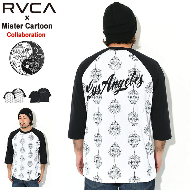 楽天市場】ルーカ RVCA ラグラン 七分袖 メンズ ミスター カートゥーン 