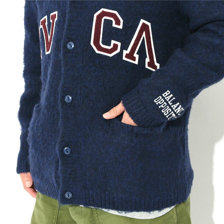 楽天市場】ルーカ RVCA カーディガン メンズ ヒッター モヘヤ ( RVCA 