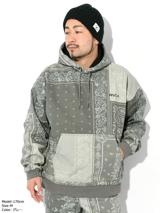 楽天市場】ルーカ RVCA パーカー プルオーバー メンズ パッチワーク 