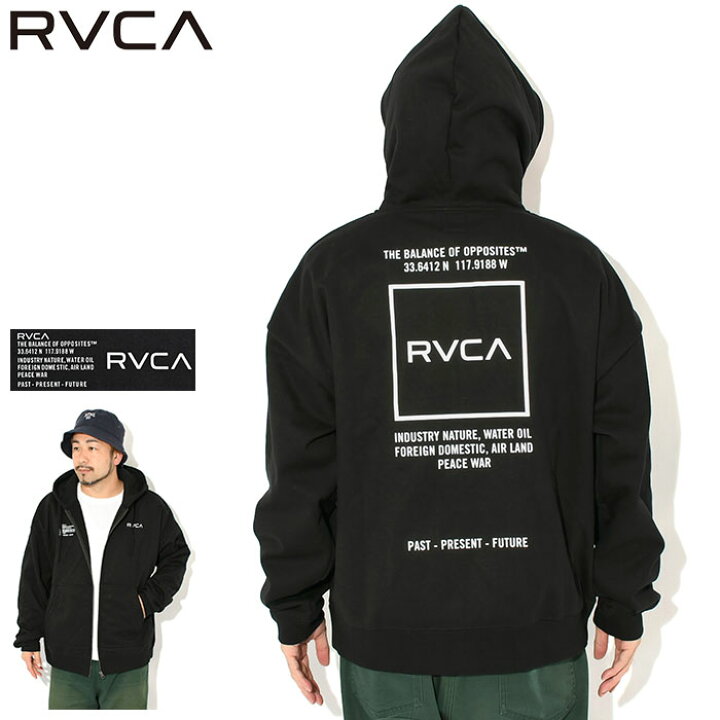 楽天市場】ルーカ RVCA パーカー ジップアップ メンズ ニュー ボックス 