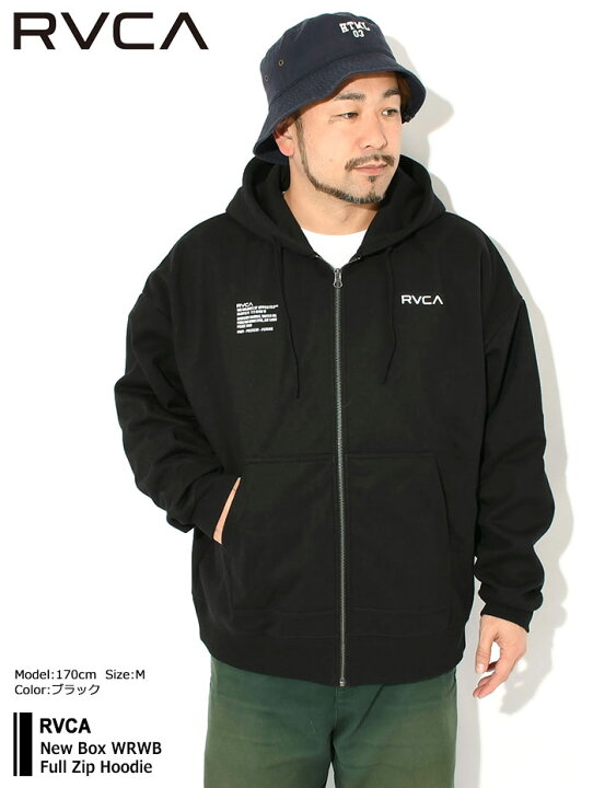 楽天市場】ルーカ RVCA パーカー ジップアップ メンズ ニュー ボックス 
