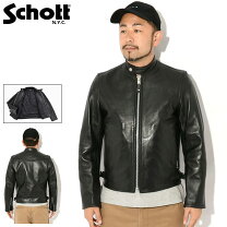 楽天市場】schott シングルライダース（袖の長さ長袖）の通販