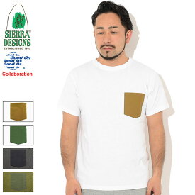 【ポイント10倍】シエラデザインズ SIERRA DESIGNS Tシャツ 半袖 メンズ グッドオン ロクヨン ポケット コラボ ( SIERRA DESIGNS×Good On 60/40 Pocket S/S Tee ティーシャツ T-SHIRTS カットソー トップス シェラデザイン 1509 )[M便 1/1]