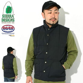 【ポイント10倍】シエラデザインズ SIERRA DESIGNS ジャケット メンズ ダウン シエラ ベスト ( SIERRADESIGNS Down Sierra Vest 60/40クロス ロクヨン ダウンベスト ダウンジャケット JACKET アウター ジャンパー・ブルゾン シェラデザイン 621006 )