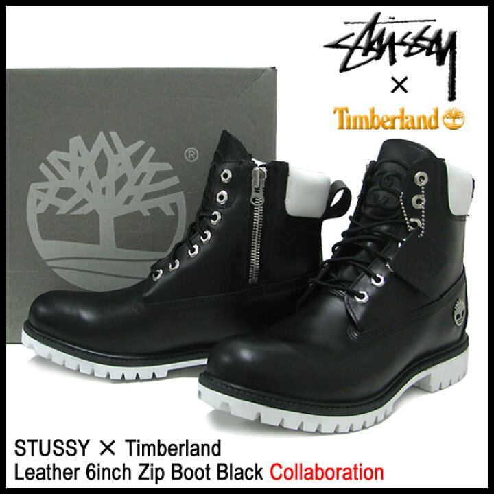 楽天市場】ステューシー STUSSY×Timberland レザー 6インチ ジップ 