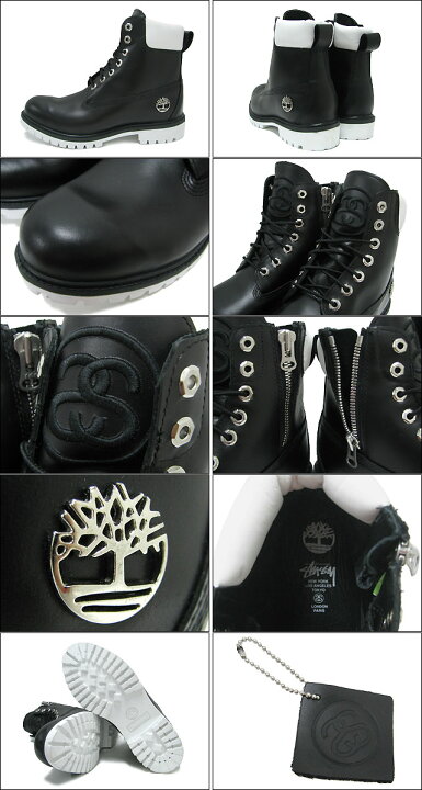 楽天市場】ステューシー STUSSY×Timberland レザー 6インチ ジップ 