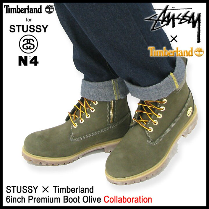 楽天市場】ステューシー STUSSY×Timberland 6インチ プレミアム ブーツ 