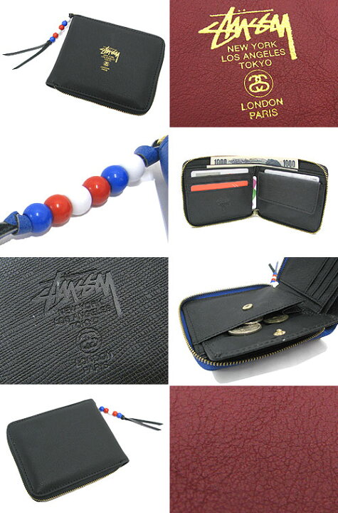 楽天市場】ステューシー STUSSY Classic Bead Zip ウォレット(stussy 