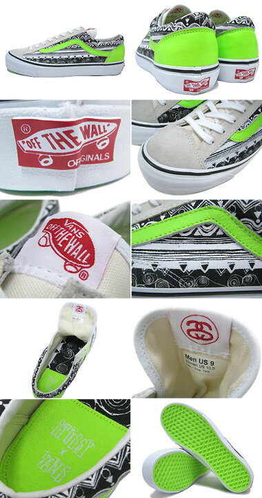 楽天市場】ステューシー STUSSY×VANS OG スタイル 36 LX Black/Green 
