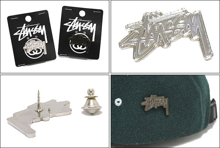 楽天市場】ステューシー STUSSY Stock HO14 ピン(stussy pin 