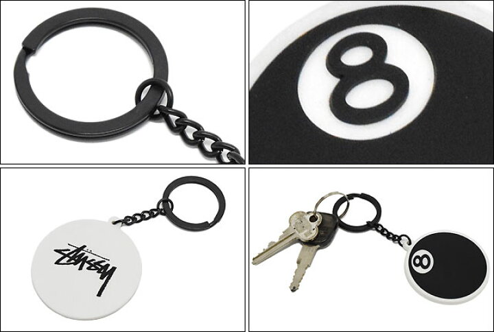 楽天市場 ステューシー Stussy キーホルダー 8 Ball Stussy Keychain キーチェーン メンズ 男性用 ストゥーシー スチューシー 小物 Ice Field アイスフィールド