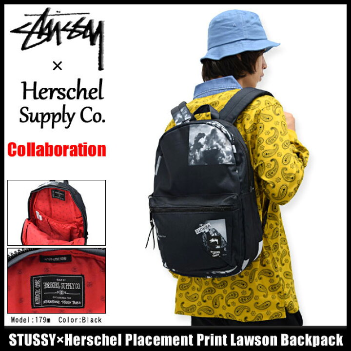 楽天市場】ステューシー STUSSY リュック Herschel Placement Print 