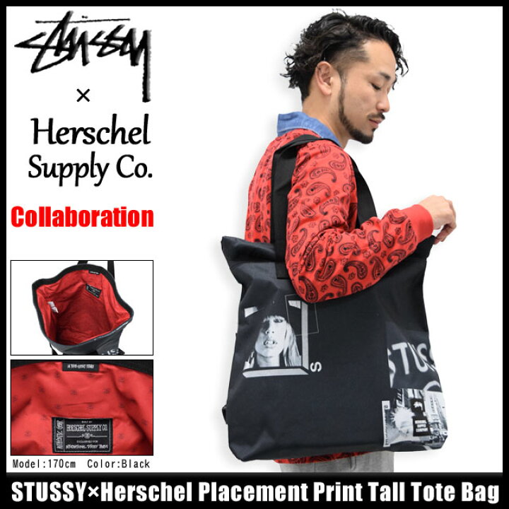 楽天市場】ステューシー STUSSY トートバッグ Herschel Placement 