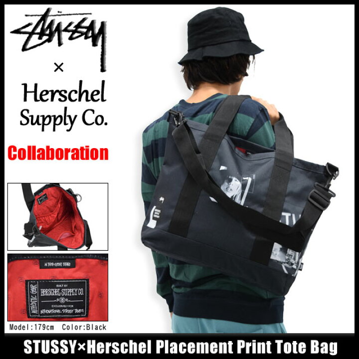 楽天市場】ステューシー STUSSY トートバッグ Herschel Placement 
