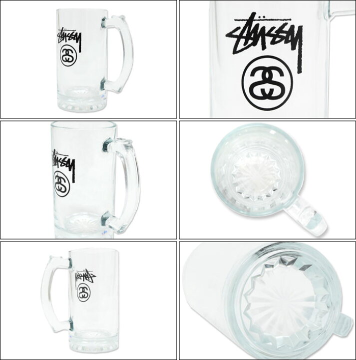 楽天市場】ステューシー STUSSY ジョッキ Stock Lock Beer(stussy mug 