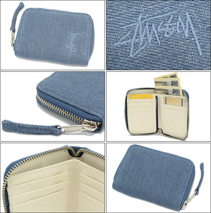 楽天市場】ステューシー STUSSY 財布 Denim Zip(stussy wallet 